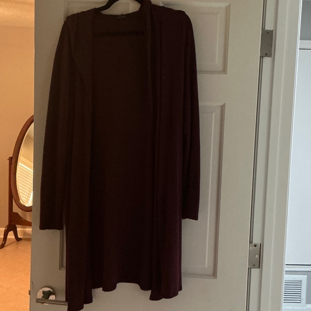 Laila Jayde Burgundy Cardigan